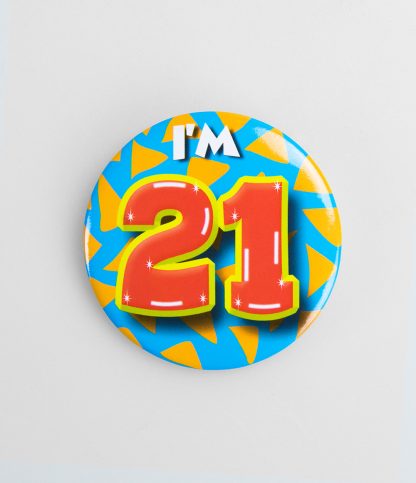 Button 21 jaar