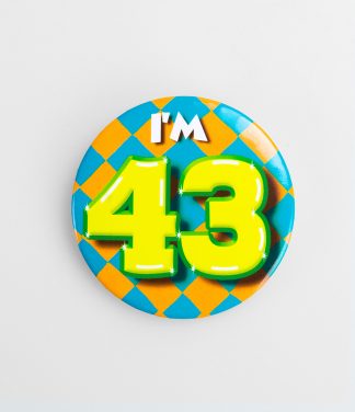 Button 43 jaar