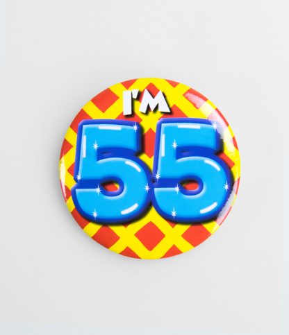 Button 55 jaar