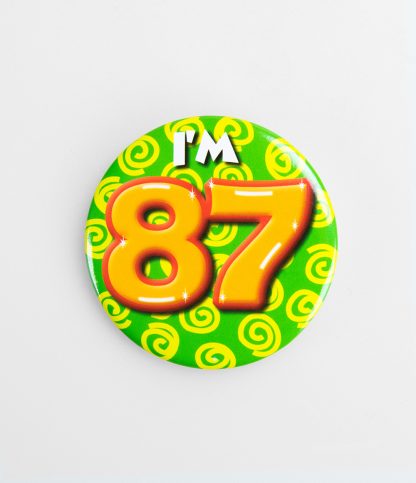 Button 87 jaar