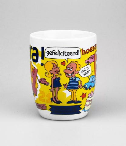 Cartoon mok 21 jaar - Afbeelding 2