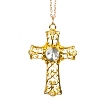 Ketting Kruis diamant - Afbeelding 2