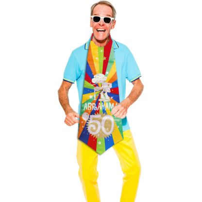 Stropdas XXl 50 jaar abraham