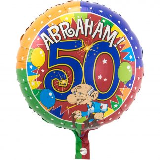 Folieballon Abraham 50 jaar