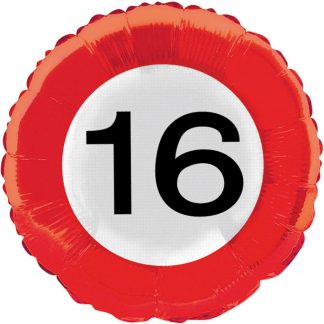 folieballon 16 jaar