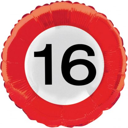 folieballon 16 jaar