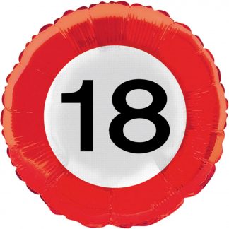 Folieballon 18 jaar