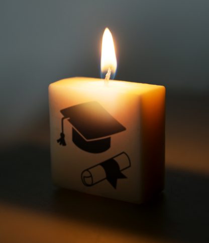 Letter Kaarsje Geslaagd hoedje - Afbeelding 2