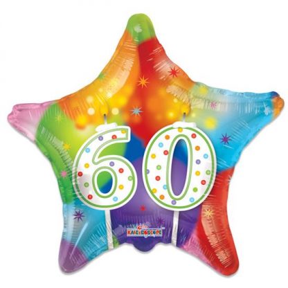 Folieballon ster 60