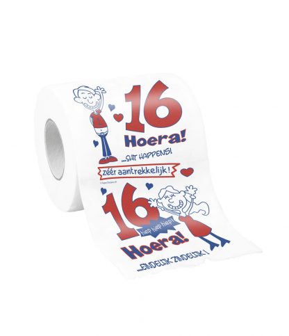 toiletpapier humor 16 jaar