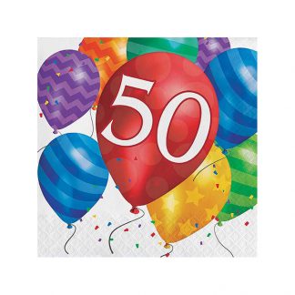 servetten ballon 50 abraham sarah
