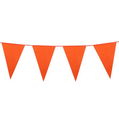 slinger vlaggetjes oranje