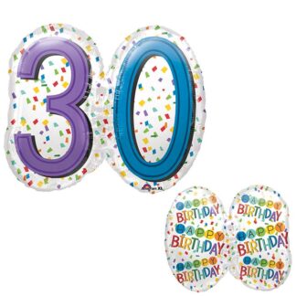 folieballon helium 30 jaar