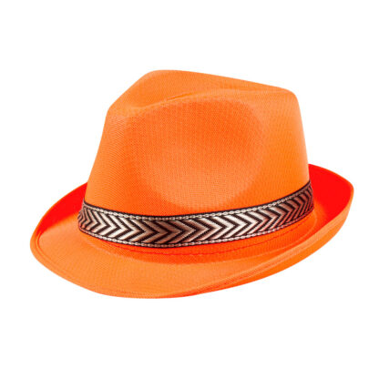 hoed neon oranje holland