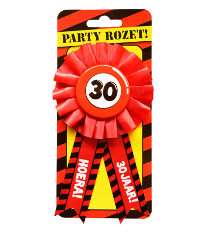 Rozet met button 30 jaar - Afbeelding 2