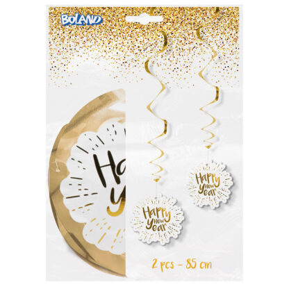 Decoratieswirls Happy New Year - Afbeelding 3