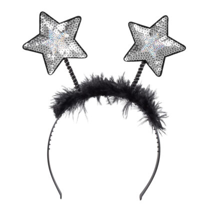 Tiara sterren glitter pailletten - Afbeelding 2