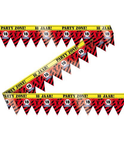 Party tape 18 jaar - Afbeelding 2