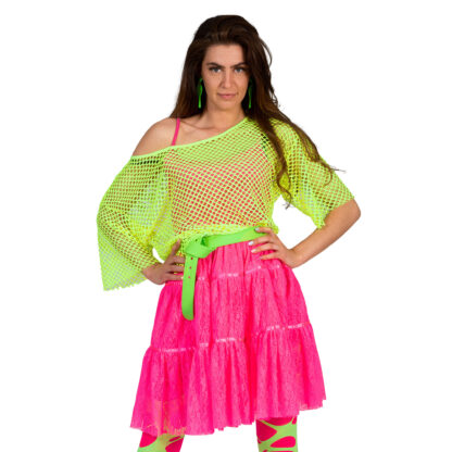 Netshirt neon geel - Afbeelding 2