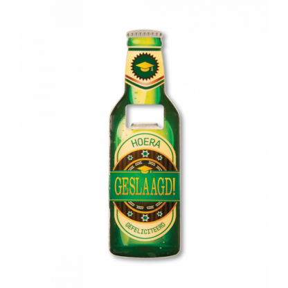 Bieropener Geslaagd