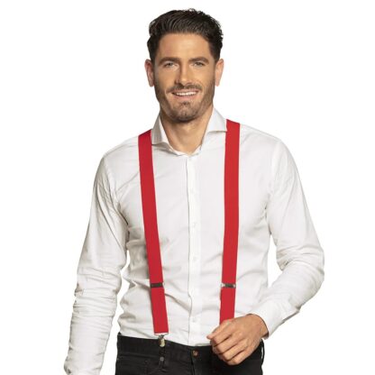 suspenders red
