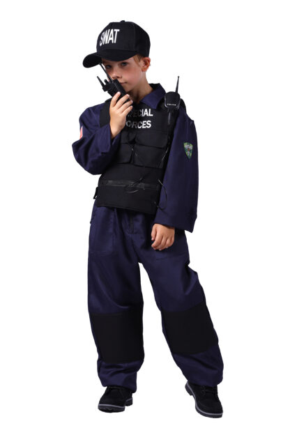 SWAT overall vest pet en walkietalkie