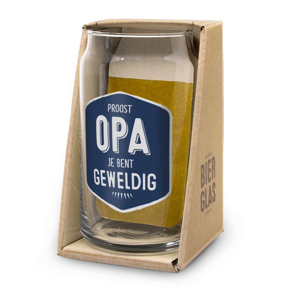 Bierglas Opa geweldig