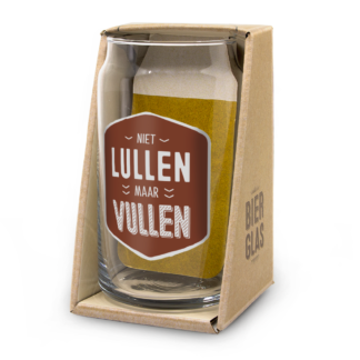 Bierglas Niet lullen