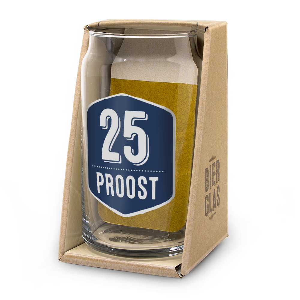 Bierglas 25 proost