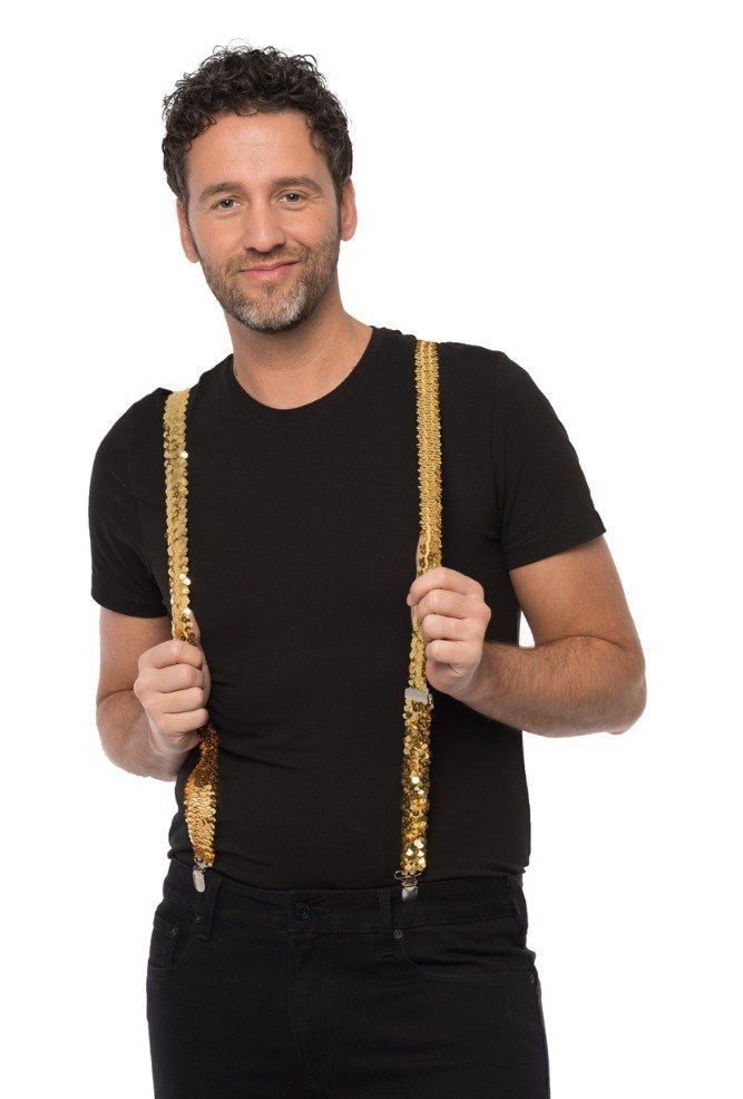 suspenders gold