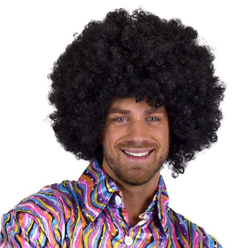 disco afro pruik