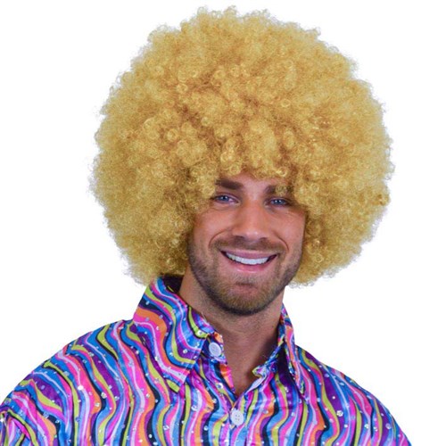 disco afro pruik