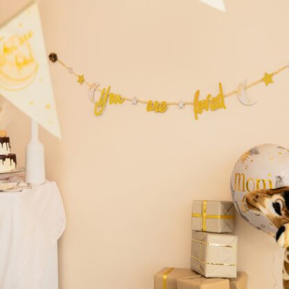 decoratie babyshower babyreveal geboorte